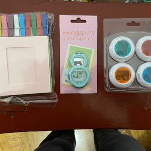 Colorful Mini Photo Frames and Lens Set